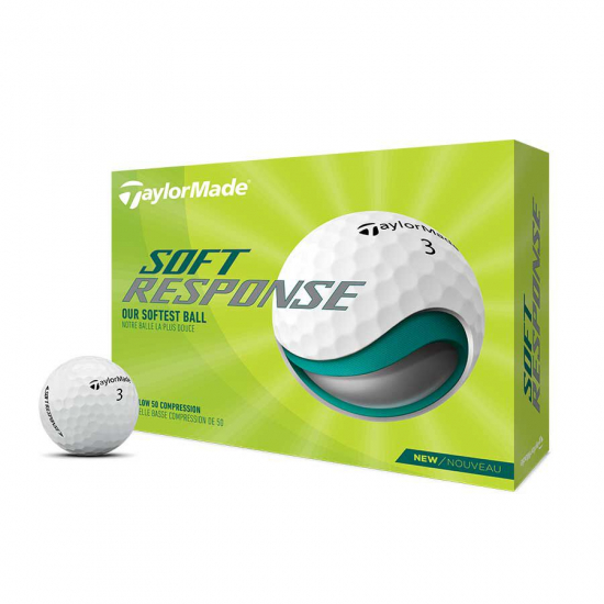 TaylorMade Soft Response - 12 Golfballer i gruppen Golfhandelen / Golfballer  / Nye Golfballer hos Golfhandelen Ltd (Soft Respons Taylormade)